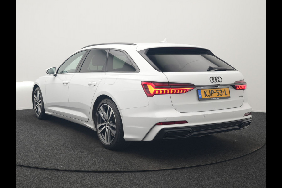 Audi A6 Avant 50 TFSI e Quattro S Line PHEV 300pk Dealer O.H. | Adaptive Cruise | Head Up | Camera | Matrix LED | Lederen Sportstoelen Memory & Verwarmd | Blis | Stuur Verwarmd | Apple Carplay | Navigatie | DAB | Plug In Hybrid |