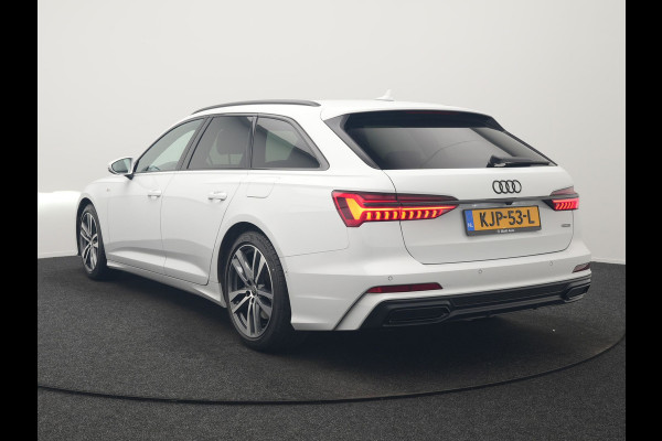 Audi A6 Avant 50 TFSI e Quattro S Line PHEV 300pk Dealer O.H. | Adaptive Cruise | Head Up | Camera | Matrix LED | Lederen Sportstoelen Memory & Verwarmd | Blis | Stuur Verwarmd | Apple Carplay | Navigatie | DAB | Plug In Hybrid |