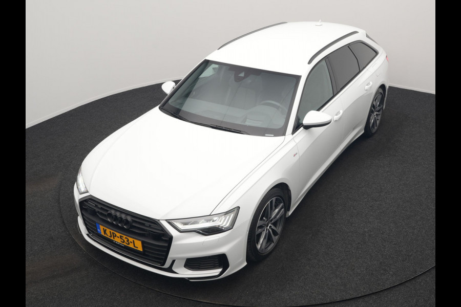 Audi A6 Avant 50 TFSI e Quattro S Line PHEV 300pk Dealer O.H. | Adaptive Cruise | Head Up | Camera | Matrix LED | Lederen Sportstoelen Memory & Verwarmd | Blis | Stuur Verwarmd | Apple Carplay | Navigatie | DAB | Plug In Hybrid |