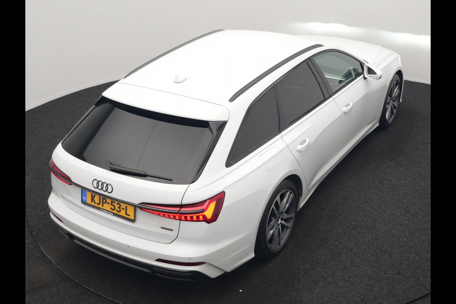 Audi A6 Avant 50 TFSI e Quattro S Line PHEV 300pk Dealer O.H. | Adaptive Cruise | Head Up | Camera | Matrix LED | Lederen Sportstoelen Memory & Verwarmd | Blis | Stuur Verwarmd | Apple Carplay | Navigatie | DAB | Plug In Hybrid |
