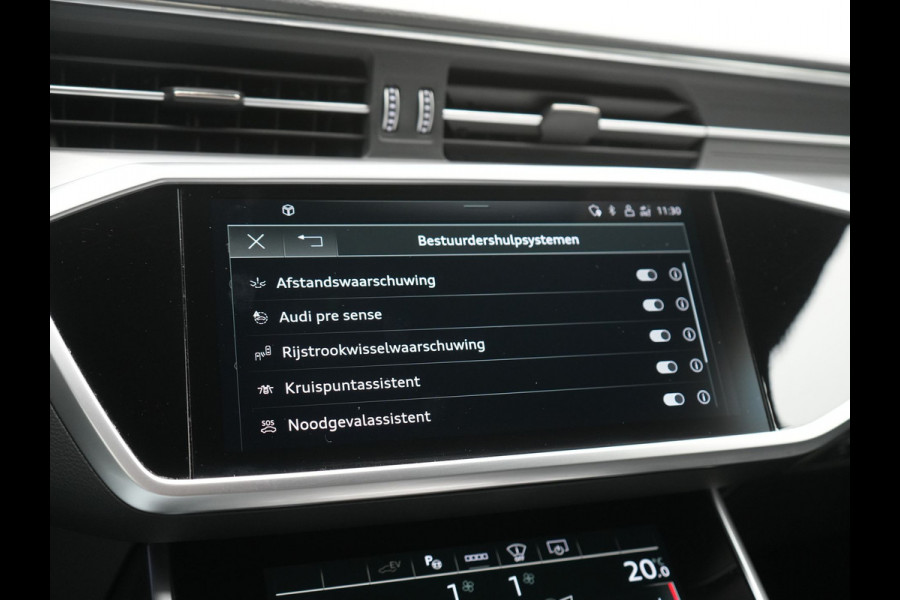 Audi A6 Avant 50 TFSI e Quattro S Line PHEV 300pk Dealer O.H. | Adaptive Cruise | Head Up | Camera | Matrix LED | Lederen Sportstoelen Memory & Verwarmd | Blis | Stuur Verwarmd | Apple Carplay | Navigatie | DAB | Plug In Hybrid |
