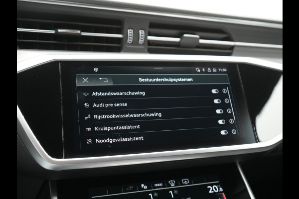 Audi A6 Avant 50 TFSI e Quattro S Line PHEV 300pk Dealer O.H. | Adaptive Cruise | Head Up | Camera | Matrix LED | Lederen Sportstoelen Memory & Verwarmd | Blis | Stuur Verwarmd | Apple Carplay | Navigatie | DAB | Plug In Hybrid |