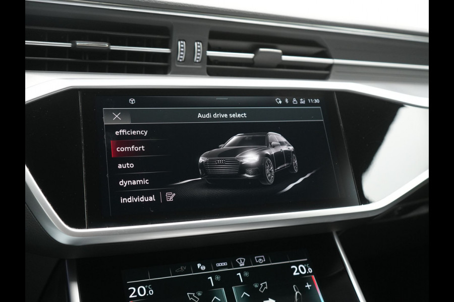 Audi A6 Avant 50 TFSI e Quattro S Line PHEV 300pk Dealer O.H. | Adaptive Cruise | Head Up | Camera | Matrix LED | Lederen Sportstoelen Memory & Verwarmd | Blis | Stuur Verwarmd | Apple Carplay | Navigatie | DAB | Plug In Hybrid |