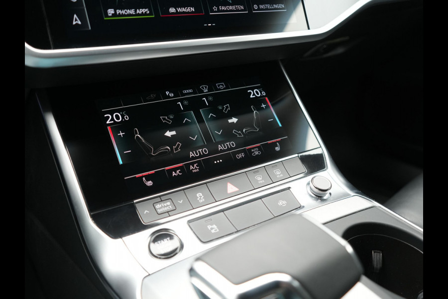 Audi A6 Avant 50 TFSI e Quattro S Line PHEV 300pk Dealer O.H. | Adaptive Cruise | Head Up | Camera | Matrix LED | Lederen Sportstoelen Memory & Verwarmd | Blis | Stuur Verwarmd | Apple Carplay | Navigatie | DAB | Plug In Hybrid |