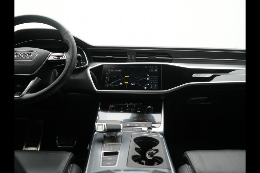 Audi A6 Avant 50 TFSI e Quattro S Line PHEV 300pk Dealer O.H. | Adaptive Cruise | Head Up | Camera | Matrix LED | Lederen Sportstoelen Memory & Verwarmd | Blis | Stuur Verwarmd | Apple Carplay | Navigatie | DAB | Plug In Hybrid |