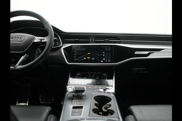 Audi A6 Avant 50 TFSI e Quattro S Line PHEV 300pk Dealer O.H. | Adaptive Cruise | Head Up | Camera | Matrix LED | Lederen Sportstoelen Memory & Verwarmd | Blis | Stuur Verwarmd | Apple Carplay | Navigatie | DAB | Plug In Hybrid |