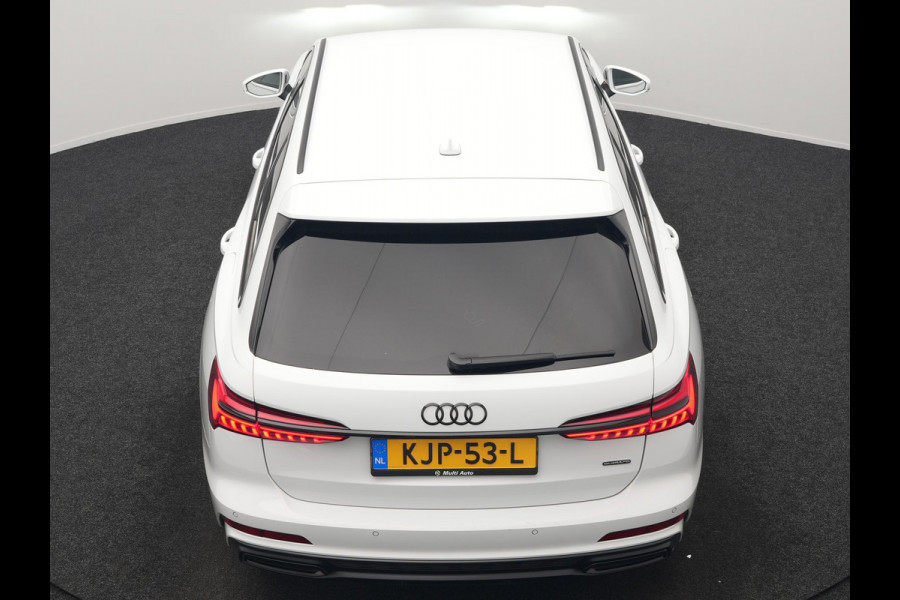 Audi A6 Avant 50 TFSI e Quattro S Line PHEV 300pk Dealer O.H. | Adaptive Cruise | Head Up | Camera | Matrix LED | Lederen Sportstoelen Memory & Verwarmd | Blis | Stuur Verwarmd | Apple Carplay | Navigatie | DAB | Plug In Hybrid |