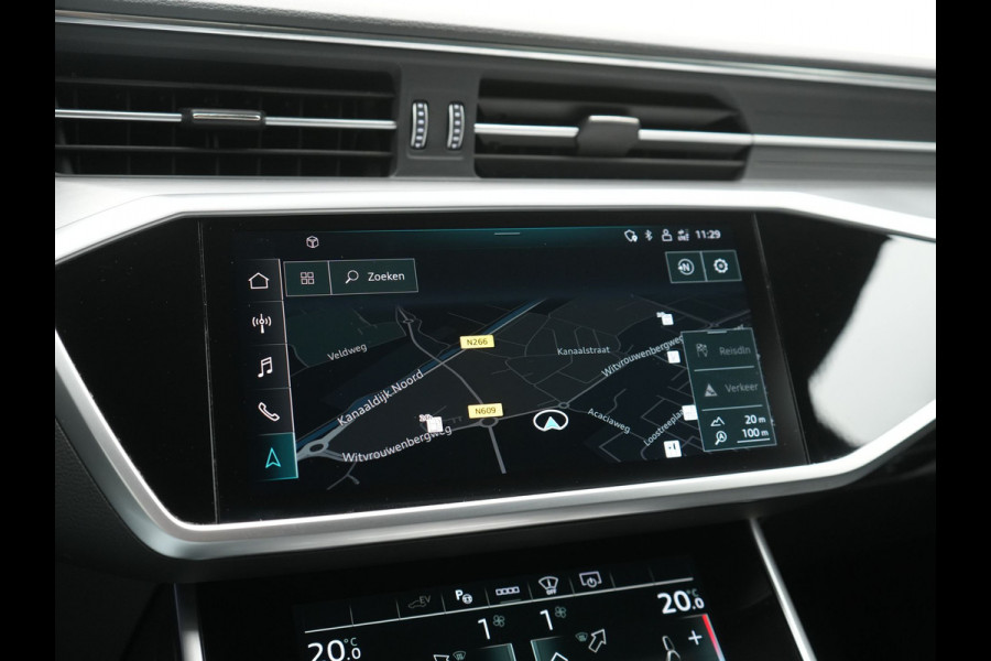 Audi A6 Avant 50 TFSI e Quattro S Line PHEV 300pk Dealer O.H. | Adaptive Cruise | Head Up | Camera | Matrix LED | Lederen Sportstoelen Memory & Verwarmd | Blis | Stuur Verwarmd | Apple Carplay | Navigatie | DAB | Plug In Hybrid |