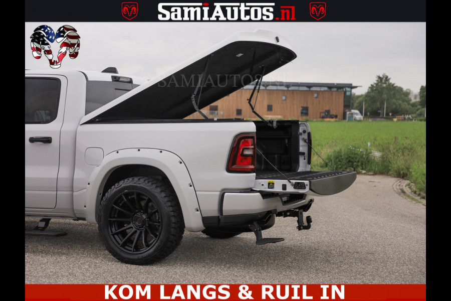 Dodge Ram HUD | 420PK | LUCHTVERING | PANO | PASSAGIERSSCHERM | BOM EN BOM VOL | Comfortabele Dubbele Cabine met Royale 5 Zitplaatsen | DODGE RAM PREMIUM LARAMIE EDITION | Voorraad Nr 2230 - 8765