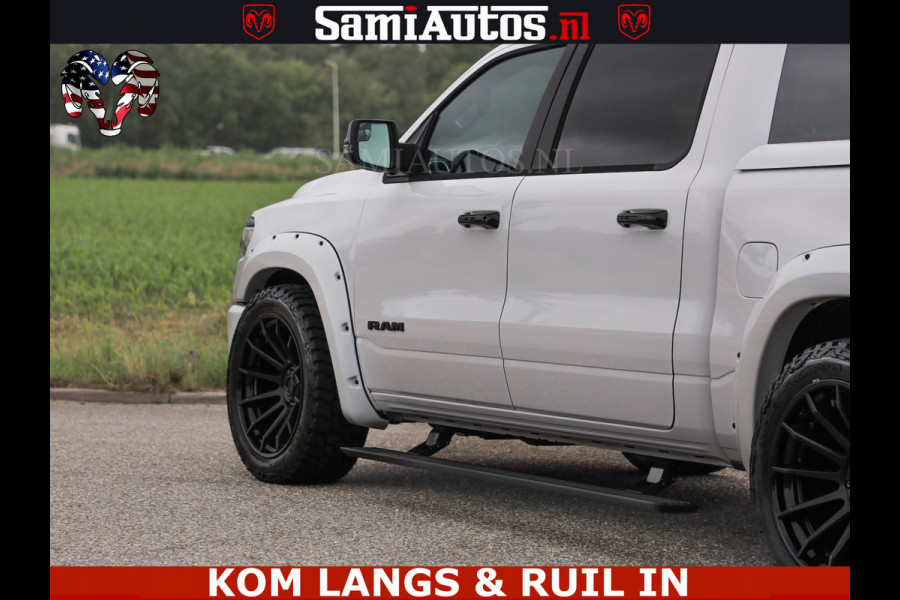Dodge Ram HUD | 420PK | LUCHTVERING | PANO | PASSAGIERSSCHERM | BOM EN BOM VOL | Comfortabele Dubbele Cabine met Royale 5 Zitplaatsen | DODGE RAM PREMIUM LARAMIE EDITION | Voorraad Nr 2230 - 8765