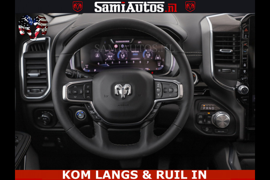 Dodge Ram HUD | 420PK | LUCHTVERING | PANO | PASSAGIERSSCHERM | BOM EN BOM VOL | Comfortabele Dubbele Cabine met Royale 5 Zitplaatsen | DODGE RAM PREMIUM LARAMIE EDITION | Voorraad Nr 2230 - 8765