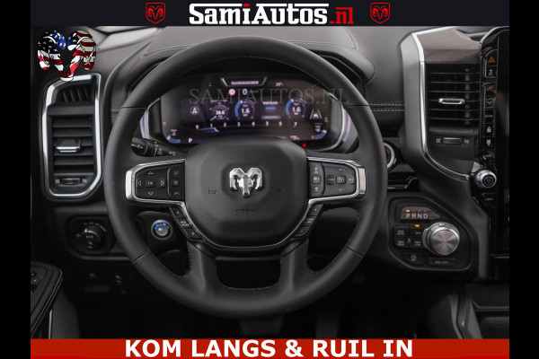 Dodge Ram HUD | 420PK | LUCHTVERING | PANO | PASSAGIERSSCHERM | BOM EN BOM VOL | Comfortabele Dubbele Cabine met Royale 5 Zitplaatsen | DODGE RAM PREMIUM LARAMIE EDITION | Voorraad Nr 2230 - 8765