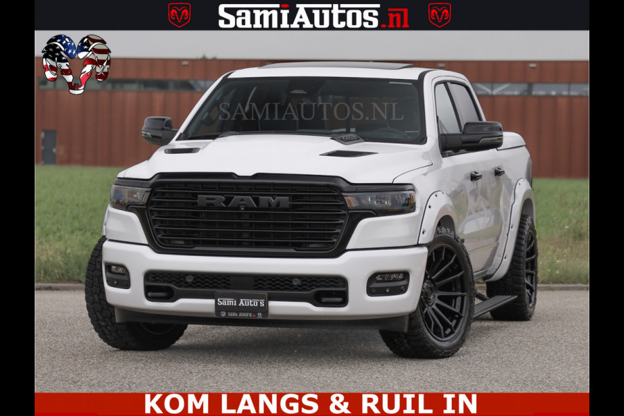 Dodge Ram HUD | 420PK | LUCHTVERING | PANO | PASSAGIERSSCHERM | BOM EN BOM VOL | Comfortabele Dubbele Cabine met Royale 5 Zitplaatsen | DODGE RAM PREMIUM LARAMIE EDITION | Voorraad Nr 2230 - 8765