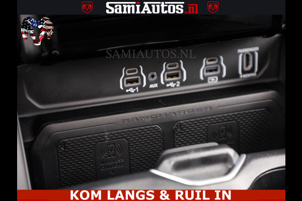 Dodge Ram HUD | 420PK | LUCHTVERING | PANO | PASSAGIERSSCHERM | BOM EN BOM VOL | Comfortabele Dubbele Cabine met Royale 5 Zitplaatsen | DODGE RAM PREMIUM LARAMIE EDITION | Voorraad Nr 2230 - 8765