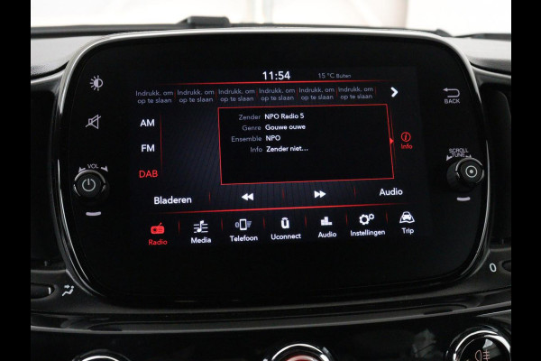Fiat 500C 1.0 Hybrid Dolcevita | Origineel NL | Carplay | Navigatie | Cruise control | Airco | Elektrisch vouwdak | Parkeerhulp | Bluetooth