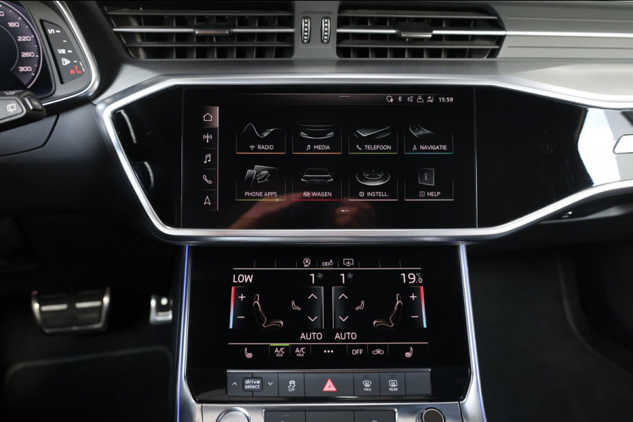 Audi A6 AVANT 55 TFSI quattro S edition 340+PK 3x S-LINE/LED/VIRTUAL/SFEER/LUCHT/PANO/LEER+MEMORY/21" LMV/360/ACC/12 MND GARANTIE!