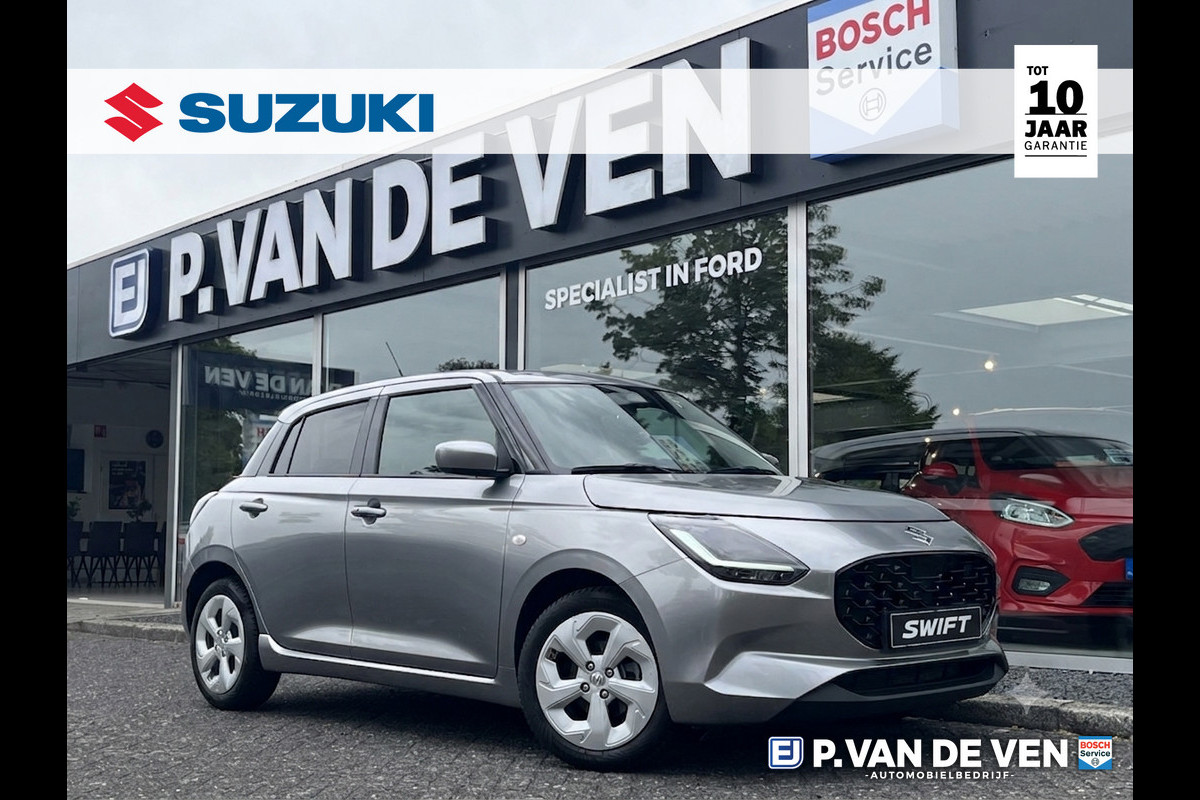 Suzuki Swift 1.2 Select Smart Hybrid CVT Automaat | Meerdere kleuren beschikbaar | €2.200,- voordeel | Adapt. Cruise | Camera | Stoelverwarming | 16'' | Dodehoek | Carplay/Android Auto | Smart Entry |