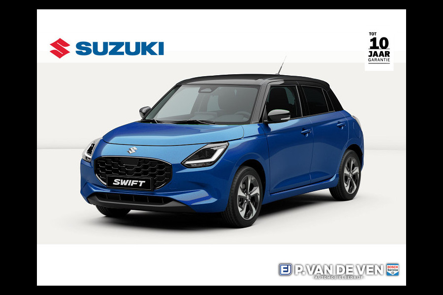 Suzuki Swift 1.2 Style Smart Hybrid CVT Automaat | Uit voorraad leverbaar | Meerdere kleuren | €1.600,- voordeel | Adapt. Cruise | Camera | Stoelverwarming | 16'' | Dodehoek | Carplay/Android Auto | Inklapbare spiegels | Climate | Sma
