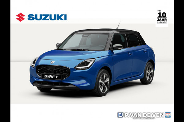 Suzuki Swift 1.2 Style Smart Hybrid CVT Automaat | Uit voorraad leverbaar | Meerdere kleuren | €1.600,- voordeel | Adapt. Cruise | Camera | Stoelverwarming | 16'' | Dodehoek | Carplay/Android Auto | Inklapbare spiegels | Climate | Sma