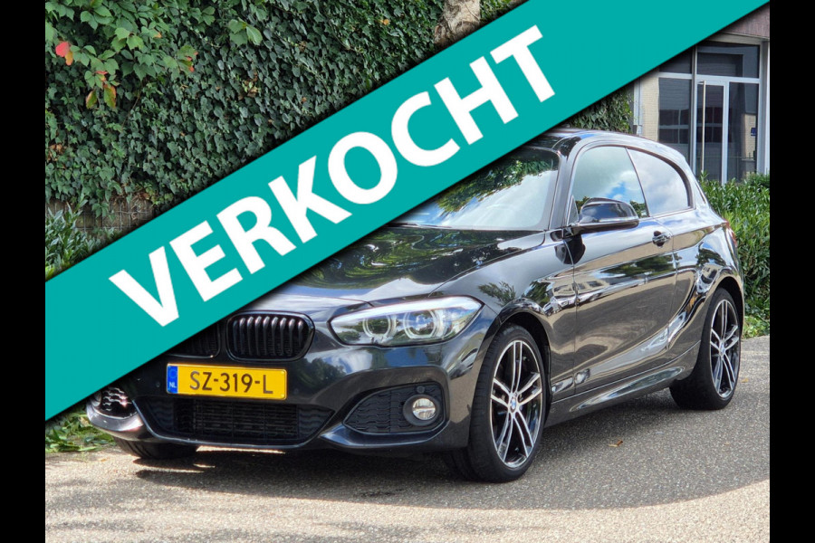 BMW 1-serie M Sport Edition H&K Apple CarPlay LM NAP Keyless Adaptieve LED 118i Edition Sport Line Shadow High Executive