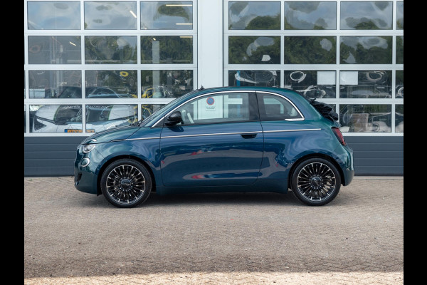 Fiat 500 Hybrid La Prima Cabrio | Clima | LED | PDC | JBL Premium Audio | 17" | Camera | Canneloni Ivory/Piombo interieur