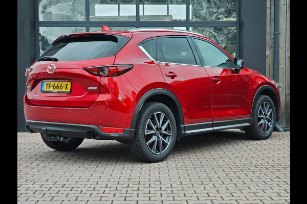 Mazda CX-5 2.0 SkyActiv-G 160 GT-M 4WD | Automaat | Trekhaak | LED | Stuur & stoelverwarming | Leder | Schuif/kantel dak | HUD | Elek. achterklep | Elek. bestuurdersstoel + memory |