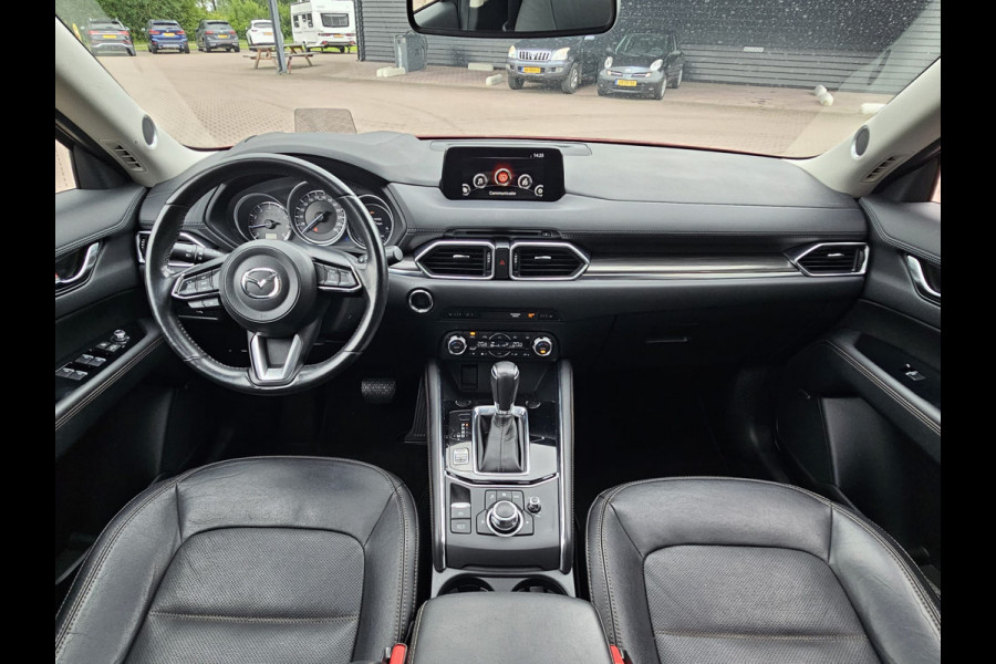Mazda CX-5 2.0 SkyActiv-G 160 GT-M 4WD | Automaat | Trekhaak | LED | Stuur & stoelverwarming | Leder | Schuif/kantel dak | HUD | Elek. achterklep | Elek. bestuurdersstoel + memory |