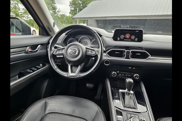 Mazda CX-5 2.0 SkyActiv-G 160 GT-M 4WD | Automaat | Trekhaak | LED | Stuur & stoelverwarming | Leder | Schuif/kantel dak | HUD | Elek. achterklep | Elek. bestuurdersstoel + memory |