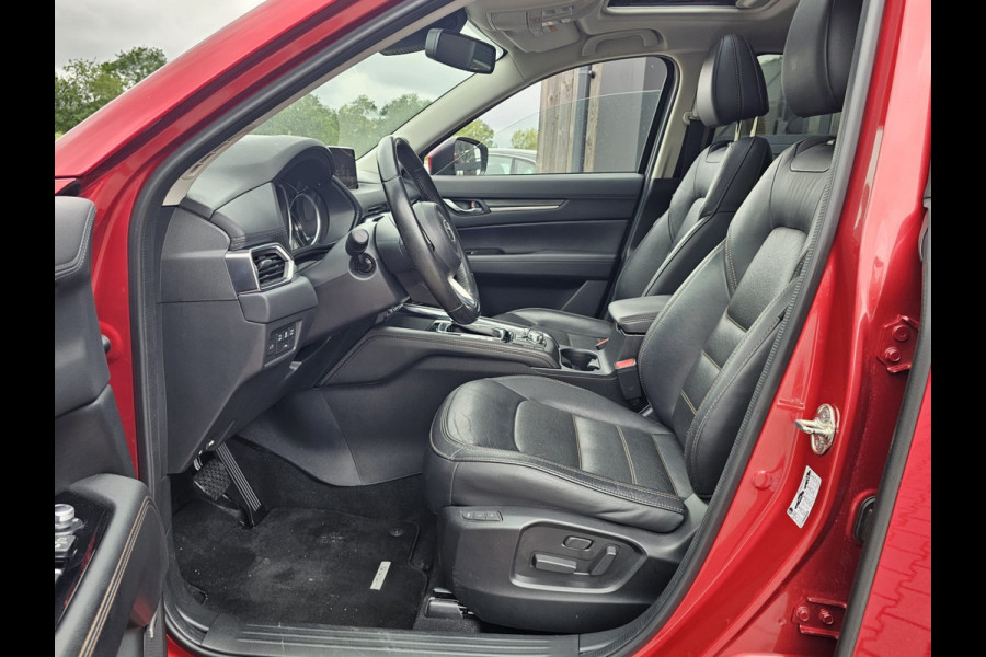 Mazda CX-5 2.0 SkyActiv-G 160 GT-M 4WD | Automaat | Trekhaak | LED | Stuur & stoelverwarming | Leder | Schuif/kantel dak | HUD | Elek. achterklep | Elek. bestuurdersstoel + memory |