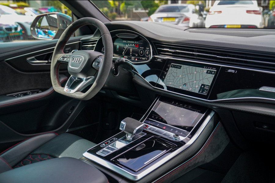 Audi RSQ8 4.0 TFSI RS Q8 Quattro | Massage | Carbon | Alcantara | Stoelkoeling/verwarming | Bang&Olufsen | Memory | 23 inch | NAP
