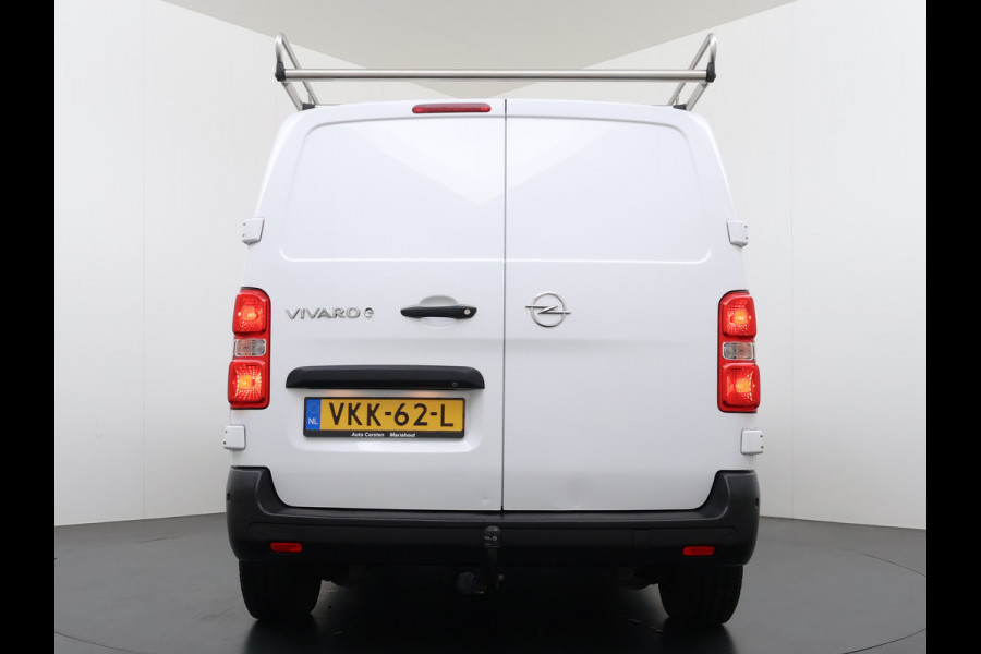 Opel Vivaro-e L2H1 75kWh Autom. 3-Persoons 360°Camera Navi Imperiaal Trekhaak Apple Carplay Android Auto Pdc Cruise Control SOH 88.5% DAB Bluetooth Betonplex Vloer Wandbetimmering Schuifdeur Regen-Lichtsensor 1.000KG Trekgewicht 1e Eigenaar Dealeronderhouden