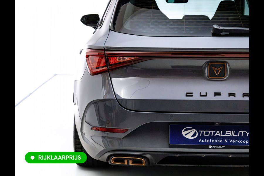 CUPRA Leon Sportstourer 1.4 e-Hybrid VZ Performance | Pano dak | Elec. klep | Stoel- & stuurverw. | Travel assist | Camera | PDC V+A | DAB, Draadloze tel. alder, Sfeerverlichting