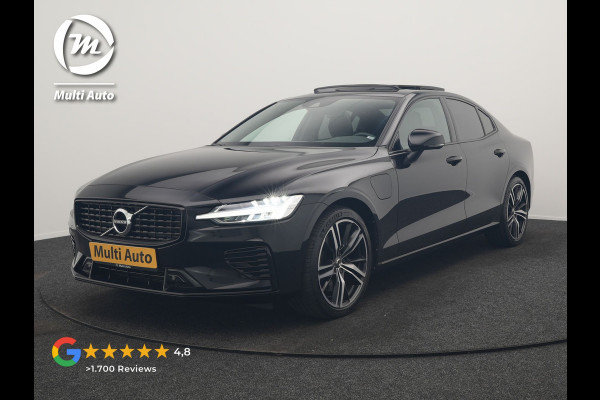 Volvo S60 T8 AWD R Design Polestar Engineerd PHEV 405pk Dealer O.H. | Panodak | Adaptive Cruise | Camera | Harman / Kardon | Lederen Sportstoelen Memory & Verwarmd | Keyless | Stuur Verwarmd | Apple Carplay | Navigatie | DAB | Plug In Hybrid |