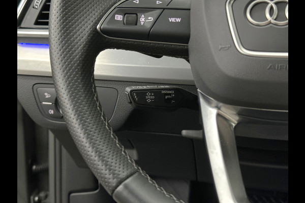 Audi Q5 55 367pk Competition #RS-Leder | ACC | Panorama | Lane Assist | 21" | Sfeerverlichting | Camera | Carplay | Stuurwielverwarming | Black Optic | Draadloos laden | Sportstoelen | 91000,= Nw.Pr. | 10-2024 | 23dkm! | Fabr. Garantie.