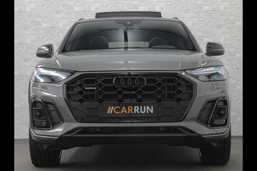 Audi Q5 55 367pk Competition #RS-Leder | ACC | Panorama | Lane Assist | 21" | Sfeerverlichting | Camera | Carplay | Stuurwielverwarming | Black Optic | Draadloos laden | Sportstoelen | 91000,= Nw.Pr. | 10-2024 | 23dkm! | Fabr. Garantie.