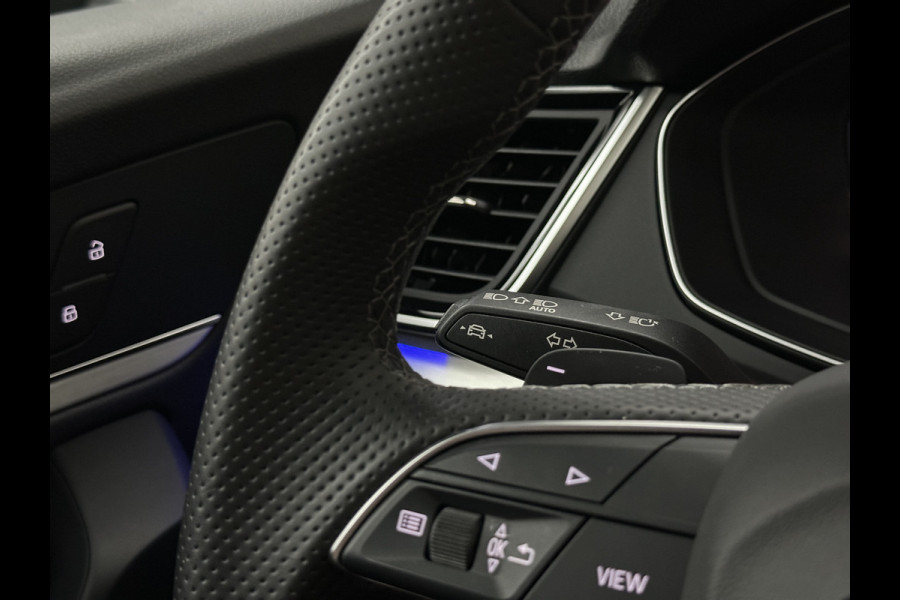 Audi Q5 55 367pk Competition #RS-Leder | ACC | Panorama | Lane Assist | 21" | Sfeerverlichting | Camera | Carplay | Stuurwielverwarming | Black Optic | Draadloos laden | Sportstoelen | 91000,= Nw.Pr. | 10-2024 | 23dkm! | Fabr. Garantie.
