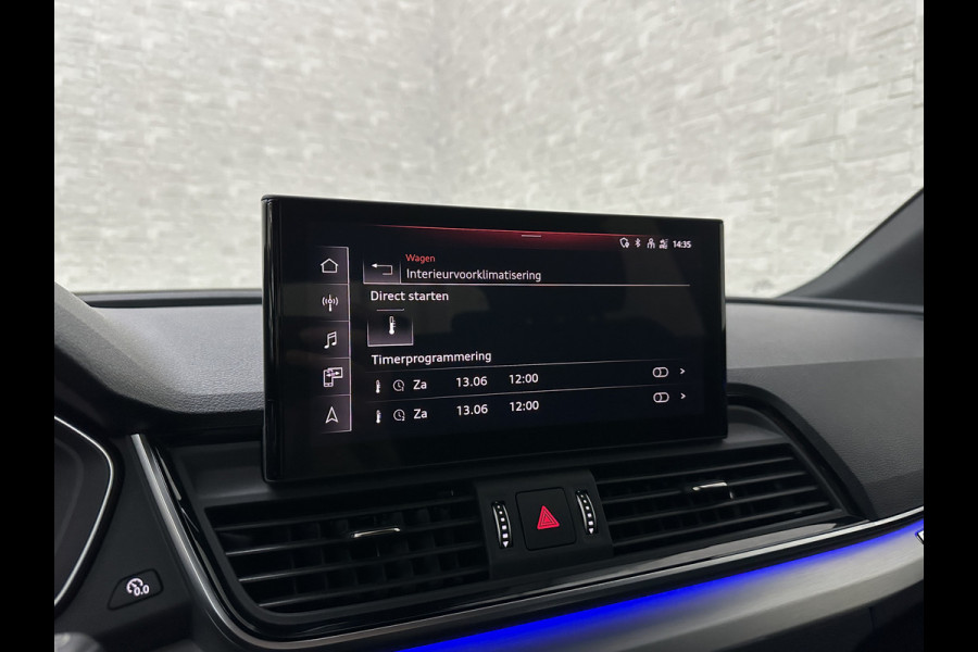 Audi Q5 55 367pk Competition #RS-Leder | ACC | Panorama | Lane Assist | 21" | Sfeerverlichting | Camera | Carplay | Stuurwielverwarming | Black Optic | Draadloos laden | Sportstoelen | 91000,= Nw.Pr. | 10-2024 | 23dkm! | Fabr. Garantie.