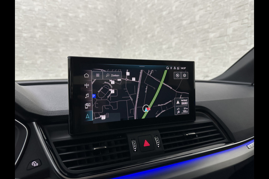 Audi Q5 55 367pk Competition #RS-Leder | ACC | Panorama | Lane Assist | 21" | Sfeerverlichting | Camera | Carplay | Stuurwielverwarming | Black Optic | Draadloos laden | Sportstoelen | 91000,= Nw.Pr. | 10-2024 | 23dkm! | Fabr. Garantie.