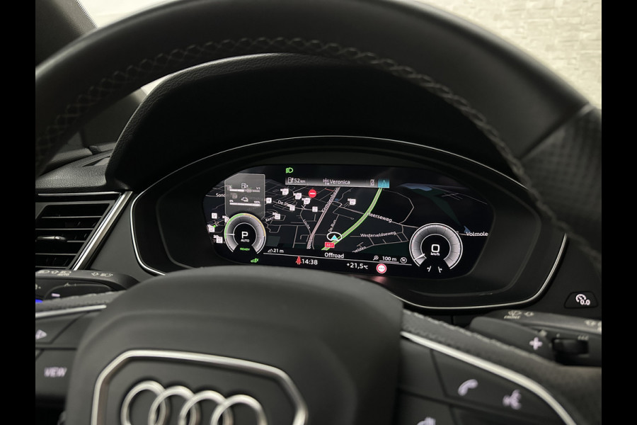 Audi Q5 55 367pk Competition #RS-Leder | ACC | Panorama | Lane Assist | 21" | Sfeerverlichting | Camera | Carplay | Stuurwielverwarming | Black Optic | Draadloos laden | Sportstoelen | 91000,= Nw.Pr. | 10-2024 | 23dkm! | Fabr. Garantie.