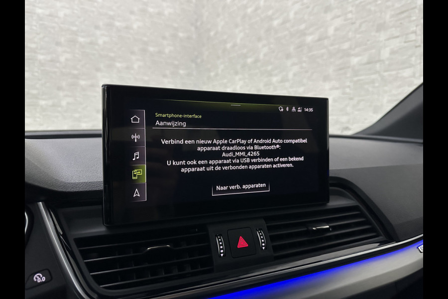 Audi Q5 55 367pk Competition #RS-Leder | ACC | Panorama | Lane Assist | 21" | Sfeerverlichting | Camera | Carplay | Stuurwielverwarming | Black Optic | Draadloos laden | Sportstoelen | 91000,= Nw.Pr. | 10-2024 | 23dkm! | Fabr. Garantie.