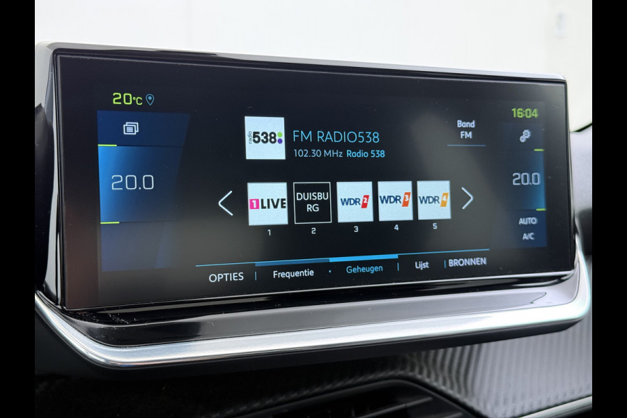 Peugeot e-208 EV Allure Pack 50kWh SOH 89% Stoelverwarming 3D-Navi 360°Camera Apple Carplay Android Auto Keyless Lmv Privacy Glas Led Bluetooth Isofix DAB+ Rijstrooksensor