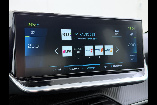 Peugeot e-208 EV Allure Pack 50kWh SOH 89% Stoelverwarming 3D-Navi 360°Camera Apple Carplay Android Auto Keyless Lmv Privacy Glas Led Bluetooth Isofix DAB+ Rijstrooksensor