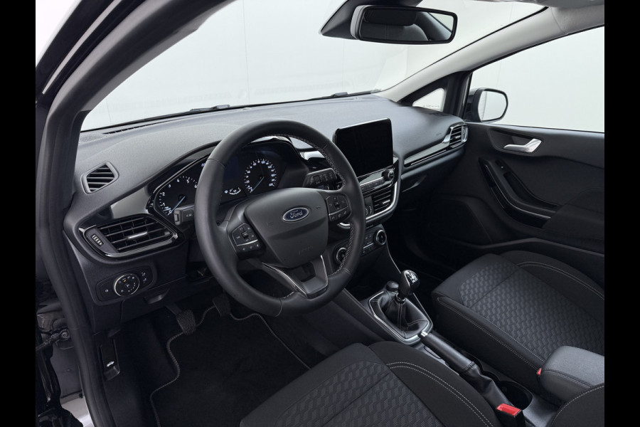 Ford Fiesta 1.0T 124PK Hybrid 5Drs Stuur+Stoel+Voorruitverwarming Navi* Ecc Apple Carplay/Android Auto Cruise Control Pdc Titanium Lmv DAB Bluetooth TCS Lane Assist Keyless Origineel Nederlandse Auto