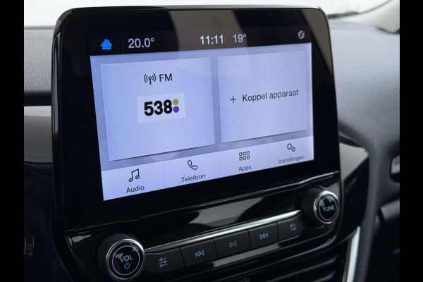 Ford Fiesta 1.0T 124PK Hybrid 5Drs Stuur+Stoel+Voorruitverwarming Navi* Ecc Apple Carplay/Android Auto Cruise Control Pdc Titanium Lmv DAB Bluetooth TCS Lane Assist Keyless Origineel Nederlandse Auto