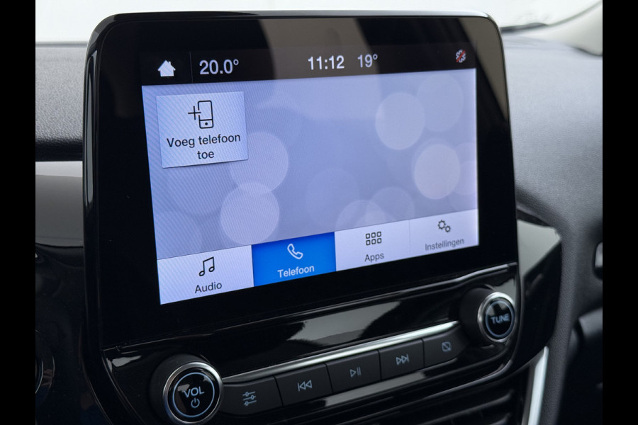Ford Fiesta 1.0T 124PK Hybrid 5Drs Stuur+Stoel+Voorruitverwarming Navi* Ecc Apple Carplay/Android Auto Cruise Control Pdc Titanium Lmv DAB Bluetooth TCS Lane Assist Keyless Origineel Nederlandse Auto
