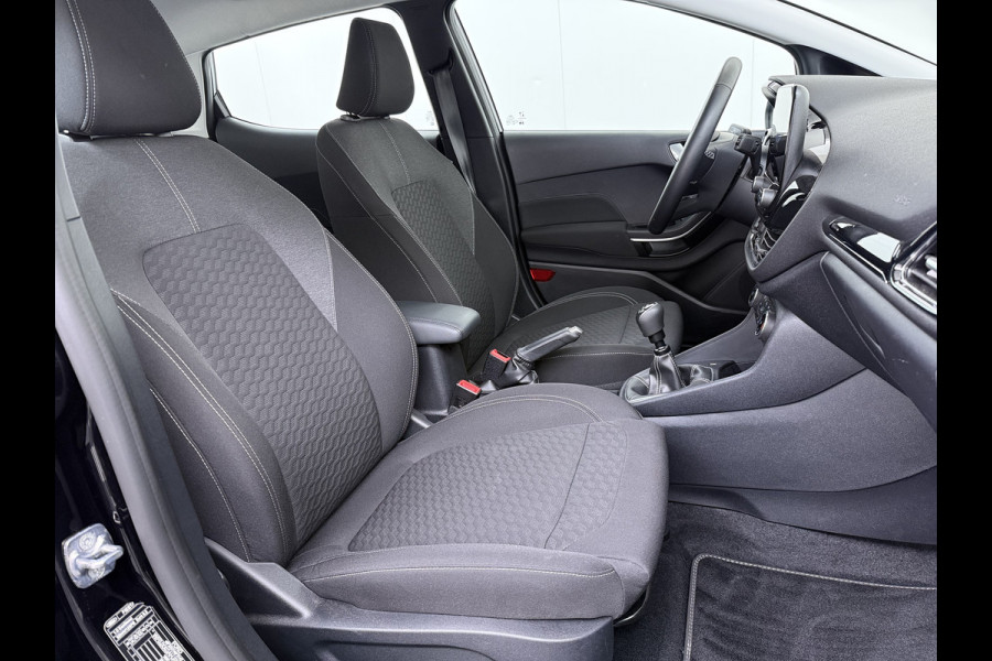 Ford Fiesta 1.0T 124PK Hybrid 5Drs Stuur+Stoel+Voorruitverwarming Navi* Ecc Apple Carplay/Android Auto Cruise Control Pdc Titanium Lmv DAB Bluetooth TCS Lane Assist Keyless Origineel Nederlandse Auto