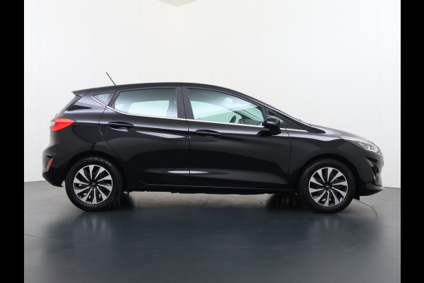 Ford Fiesta 1.0T 124PK Hybrid 5Drs Stuur+Stoel+Voorruitverwarming Navi* Ecc Apple Carplay/Android Auto Cruise Control Pdc Titanium Lmv DAB Bluetooth TCS Lane Assist Keyless Origineel Nederlandse Auto