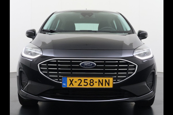 Ford Fiesta 1.0T 124PK Hybrid 5Drs Stuur+Stoel+Voorruitverwarming Navi* Ecc Apple Carplay/Android Auto Cruise Control Pdc Titanium Lmv DAB Bluetooth TCS Lane Assist Keyless Origineel Nederlandse Auto