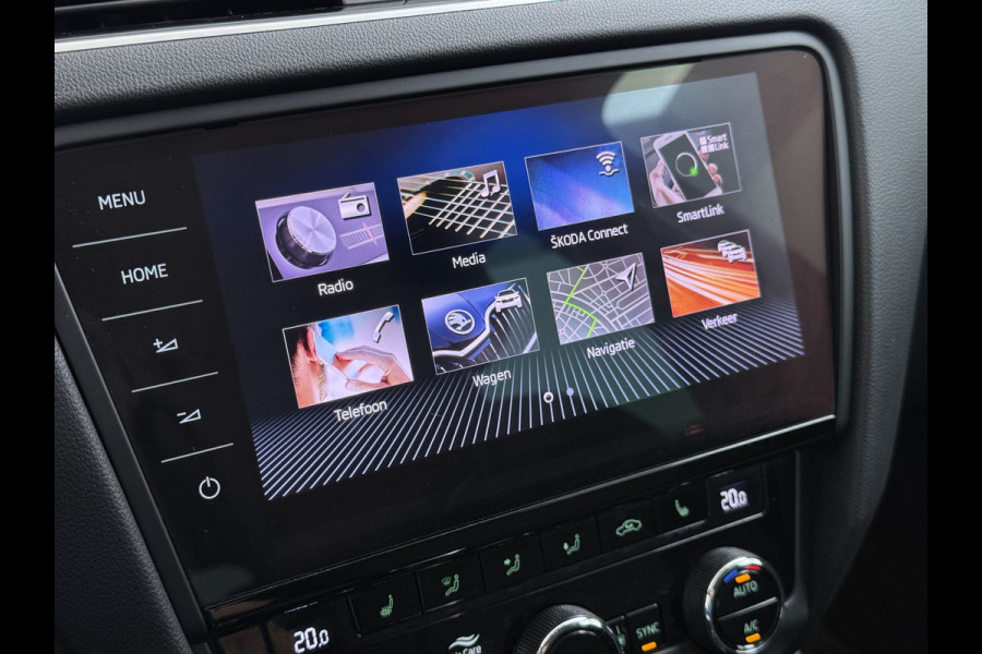 Škoda Octavia Combi 1.0TSI 116PK Stoelverwarming Elek.Achterklep Keyless Canton®-Soundsysteem Navi Ecc Apple Carplay Android Auto Cruise Contr Lmv 17" Bluetooth Isofix Led Multi-display colour DAB WiFi