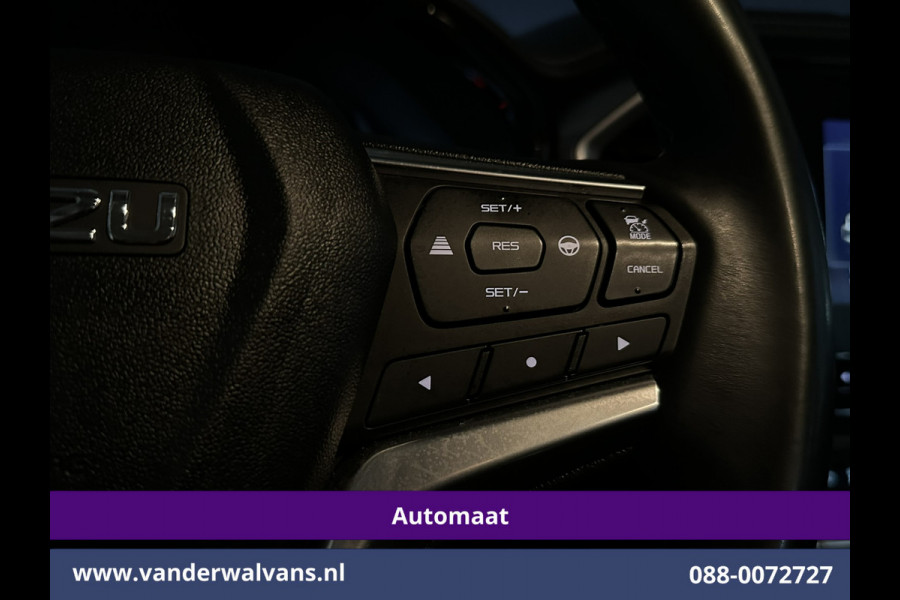 Isuzu D-max 1.9 Extended 164pk Automaat 3500kg Trekhaak Euro6 Airco | Camera | Sidebars | Leer | Apple Carplay Lichtmetalen Velgen, Adaptive Cruisecontrol, Android Auto, Parkeersensoren, stoelverwarming